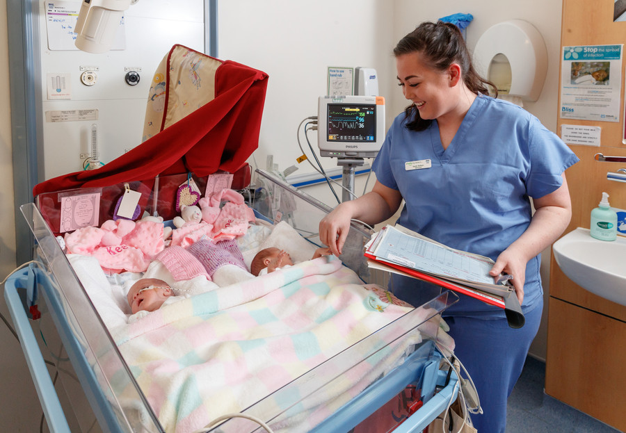 Neonatal Twins with Nurse