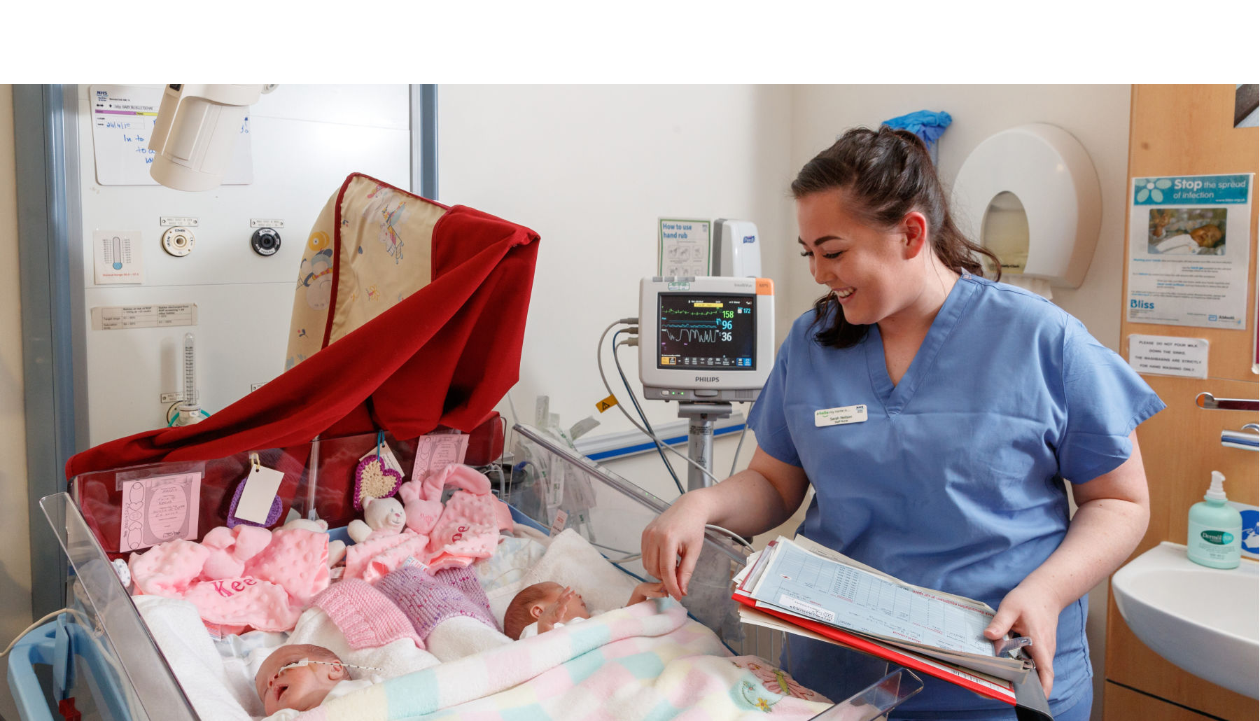 Neonatal Twins with Nurse