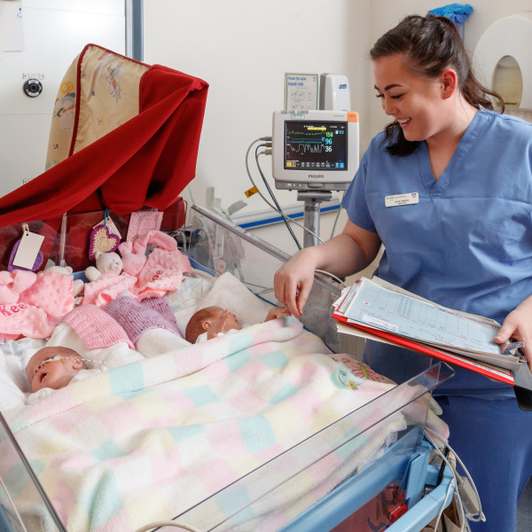 Neonatal Twins with Nurse