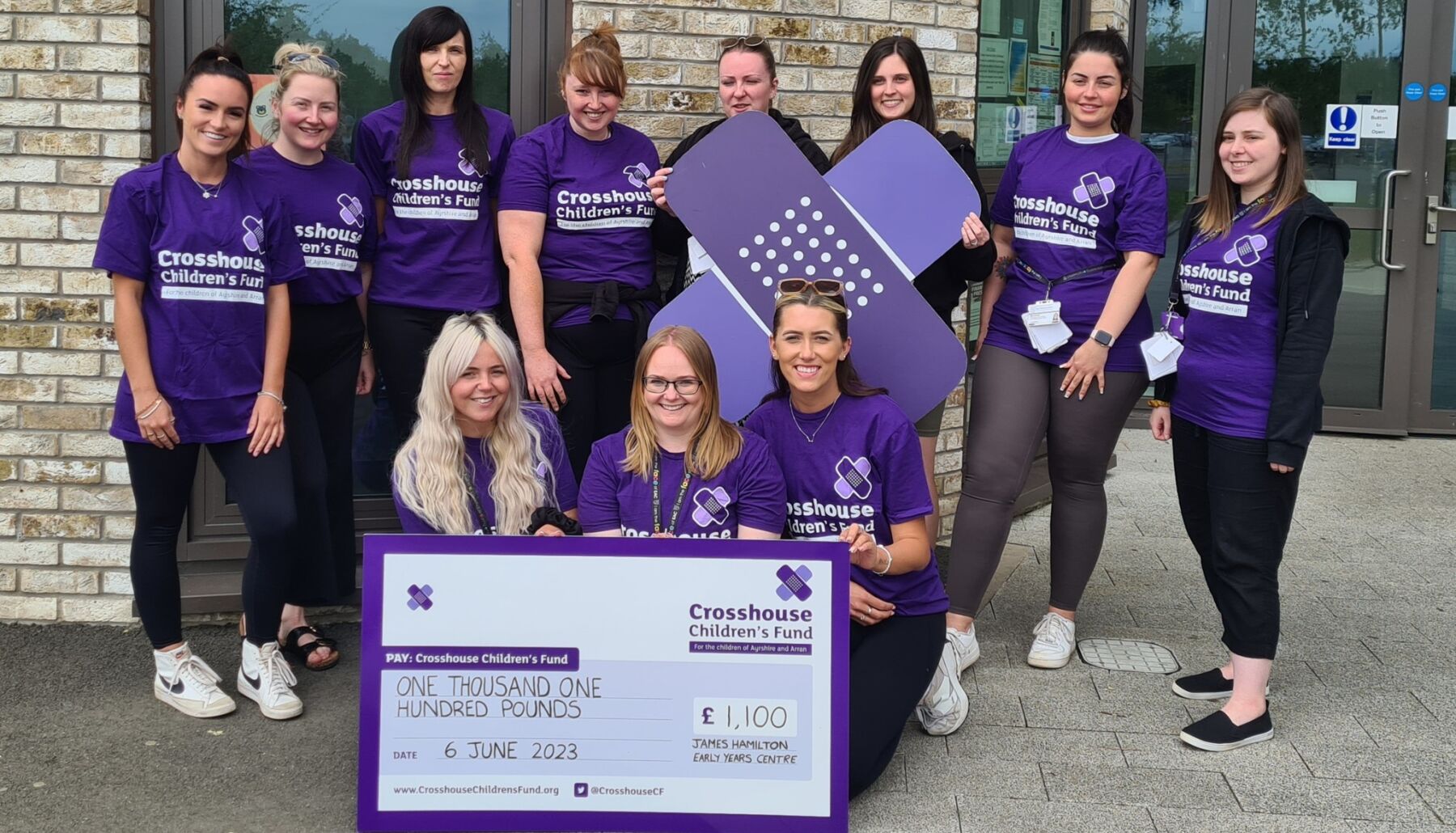 Fundraising cheque